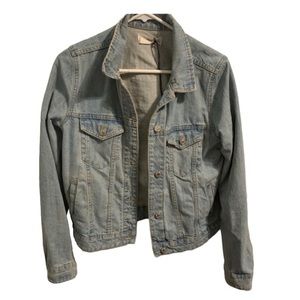 Mango Light wash Denim Jacket